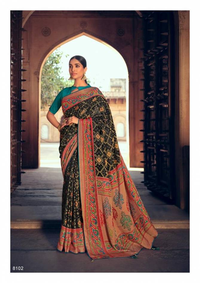 Lt Nihira Fancy Festive Wear Silk Brasso Latest Saree Collection